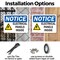 Signmission Electrical Panels Inside, 10 in W x Rectangle, Plastic OS-2PACK-NS-P-710-L-11673 - alternate 2